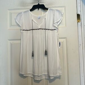 Old Navy Bohemian Top Blouse Size Small